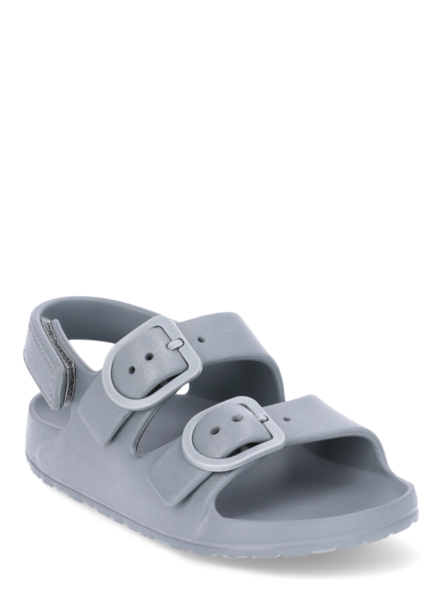 Wonder Nation Toddler Kids EVA Two Buckle Sandal, 2- Pack