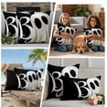 thumbnail image 5 of Halloween Outdoor Waterproof Pillow Covers, Cartoon Funny Error Ghost Black Decorative Square Throw Pillowcase Sofa Cushion Sham for Patio/Couch/Chair, 16"x16" 2 Pack, 5 of 8