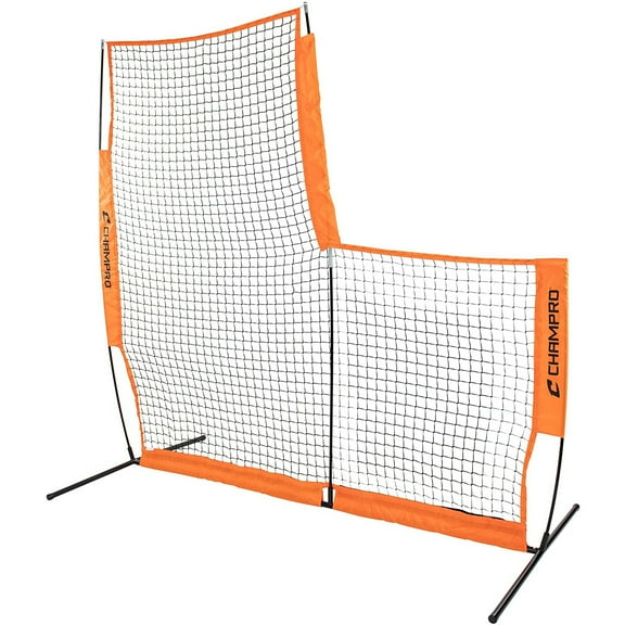 CHAMPRO MVP Baseball Softball L-Screen with Carry Bag