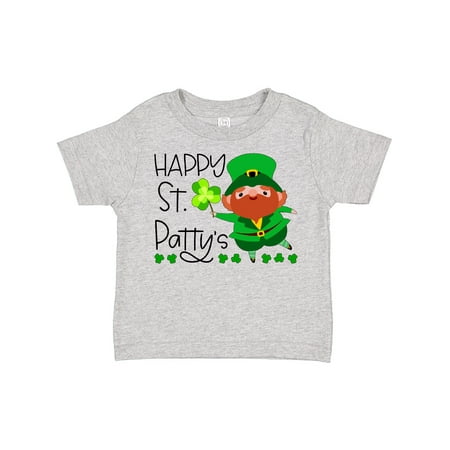

Inktastic Happy St. Patty s with Cute Little Leprechaun Gift Toddler Boy or Toddler Girl T-Shirt