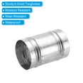 thumbnail image 4 of Conector de Conducto Uxcell de 2.7", 2 Juegos de Acoplamiento de Conducto de Hierro Galvanizado, Conector de Extensión de Manguera, 4 of 6
