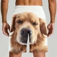 thumbnail image 6 of TEAJOPSUU Men's Printed Shorts Loose Fit Animal Printed Shorts with Elastic Drawstring Waist and Side Pockets K-Khaki, 6 of 6