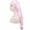 15# Pink, variant on Silk Cap for Sleeping Women,Adjustable Long Silk Bonnet for Curly Hair Elastic Night Cap Gold