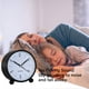 thumbnail image 2 of Reloj despertador silencioso, relojes de mesa que no hacen tictac, reloj despertador analógico, reloj despertador de viaje con batería con luz nocturna para dormitorio, oficina Sincero Ropa, 2 of 6