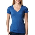 thumbnail image 1 of Bella + Canvas Ladies' Triblend Short-Sleeve Deep V-Neck T-Shirt, 1 of 1