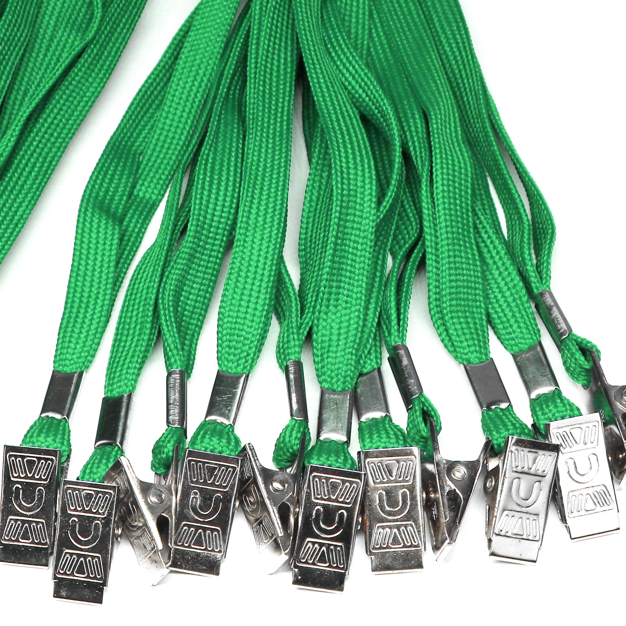 Badge Lanyards Neck Bulk Cruise Lanyard With Clip For Id Card Name Tags Holders (green  50 Pack)