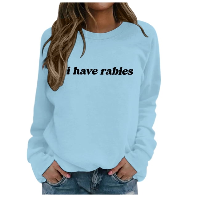 TINZ Femmes Quotidien Maison Extérieur Entraînement Manches Longues Col Rond T-Shirt Haut Chandail Imprimé Blouse de Rue Mode Urbaine Dames Shorts Ensembles Lingerie Légère Chandails Légers Femmes