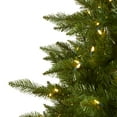 thumbnail image 6 of Nearly Natural Clear Prelit LED Green Decorated Spruce Christmas Tree, 9', 6 of 11