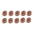 thumbnail image 1 of KLKCMS 10 Pcs Mini Perles Éléphant Breloques pour Bracelets DIY 12 x 10 mm Rouge Cuivre Rouge, 1 of 9