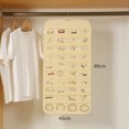 thumbnail image 2 of CSChome Jewelry Storage Organizer Jewelry Hanging Organizer 48/80 Pocket Large Capacity for Earrings Bracelets, 2 of 7