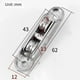 thumbnail image 3 of 4 piezas Rueda de Tragó/Carril Tipo Plano Puerta Corrediza 77 Estilo Deslizante Acero Inoxidable Marco, 3 of 9