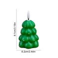 thumbnail image 3 of Christmas Tree Flameless LED Candle with Warm Constant Light, Battery Operated for Mantel Shelf Desk Party Winter Season Decor Gift, 3 of 6