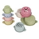 thumbnail image 2 of Tazas de baño apilables para bebés, formas de animales, tazas apilables de construcción, juguetes educativos de baño para niños pequeños, 2 of 9
