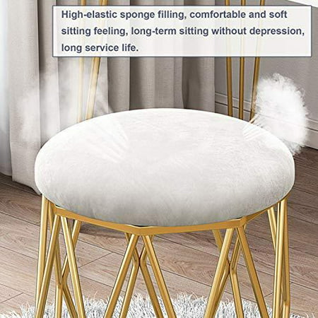 Household Vanity Stool Stable, How High Should A Vanity Stool Be
