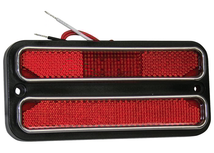 Brothers Trucks SMLD72R Rear Side Marker Light - Deluxe - Red - LED - Each