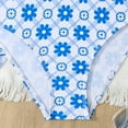 thumbnail image 7 of HAYIMI Child Summer Girls 3 Piece Swimsuit Bathing Suit Cute Floral Print Bikini Set With Cover Ups Beach Skirt Kids Swimwear Breathable Fashion Swim Wear, 7 of 7