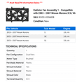 thumbnail image 2 of Radiator Fan Assembly 1 - Compatible with 2003 - 2007 Nissan Murano 3.5L V6 2004 2005 2006, 2 of 2