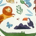 thumbnail image 5 of LANPEI Kids Play Mat 6Ft Large Round Jungle Rug Big Circle Animal Playroom Rug Carpet Zoo Bedroom Rug for Kids Boys Girls Nursery Decor Soft Crawling Floor Mat Bedside Rug for Kids, 5 of 7