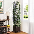 thumbnail image 2 of Gymax 2 Pcs Bac de Jardin Surélevé de 87 Pieds' de Hauteur avec Bac à Plantes, Roues Verrouillables, Intérieur Extérieur, 2 of 10