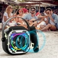 thumbnail image 4 of Accessoires de Bureau Qwtwty Microphone Sans Fil Bluetooth Haut-Parleur Intégré Chanson Extérieur Portable Petit Subwoofer de Bureau, 4 of 9