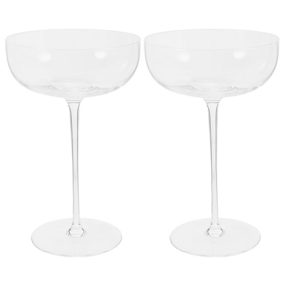 Hytrove Unique Balloon Goblet Wine Glasses Long Stem Crystal 2pcs Set Suitable For Birthday And Wine Lovers