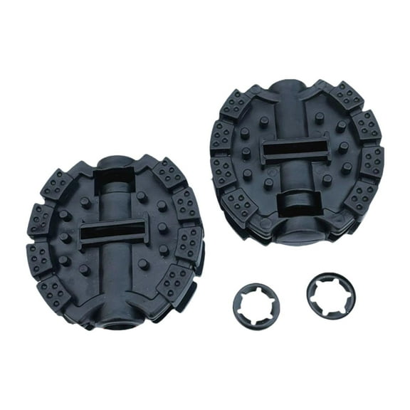 amleso 2Pcs Children Tricycle Pedals Kids Bike Pedal Front Wheel Foot Pedal Accessories Replacement Pedal for Kids Baby Bike for 1.25cm Rod