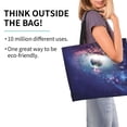 thumbnail image 2 of Balery Planets Stars And Galaxies Bolsa Tote Estilo Estético con Cremalleras, Bolsa de Hombro, Bolsa de Compras Grande y Plegable, 2 of 8