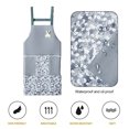 thumbnail image 3 of 2 uds delantal cocina hogar toallitas antiincrustantes impermeables correa de mano floral adulto sin mangas, 3 of 5