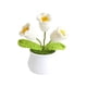 thumbnail image 3 of Flor de ganchillo, miniplantas artificiales en maceta, maceta de flores tejida a mano Estilo D, 3 of 9