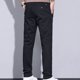 thumbnail image 4 of Puntoco Pantalones cargo de color sólido con bolsillos y cremallera, cintura elástica y largo completo para hombre, 4 of 4