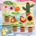 thumbnail image 2 of Crochet Kit for Beginners, Beginner Plant Crochet Kit, Cute Crochet Starter Kit with Video Tutorial, Complete Crochet Set to Make Flower, 2 of 7