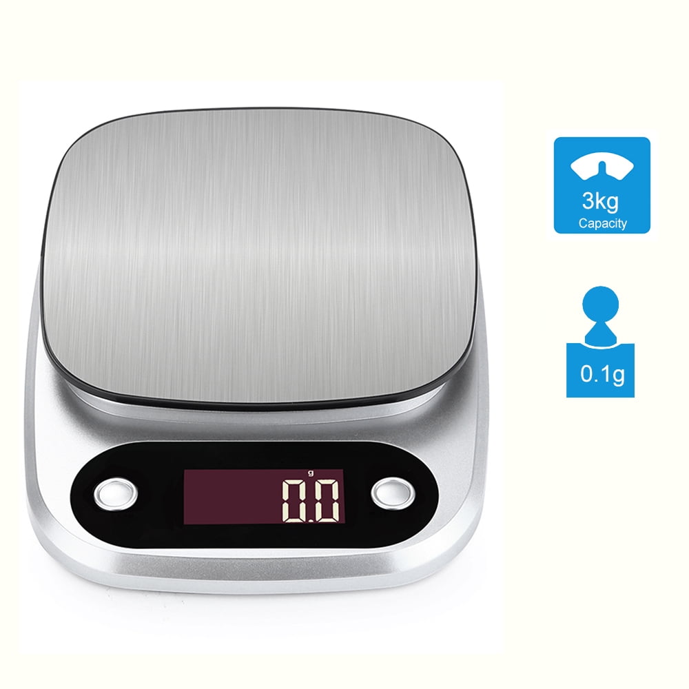 Digital Kitchen Scale Food Scale 3kg/0.1g Multifunction Weight Scale