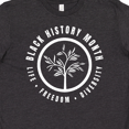 thumbnail image 4 of Inktastic Life Freedom Diversity Black History Month Badge with Tree Youth T-Shirt, 4 of 5