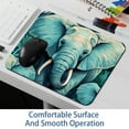 thumbnail image 6 of Elephant Printed Square Mouse Pad, 8.3x9.8 Inch Non-Slip Rubber Bottom Gaming Mouse Pad for Office Use, 6 of 6