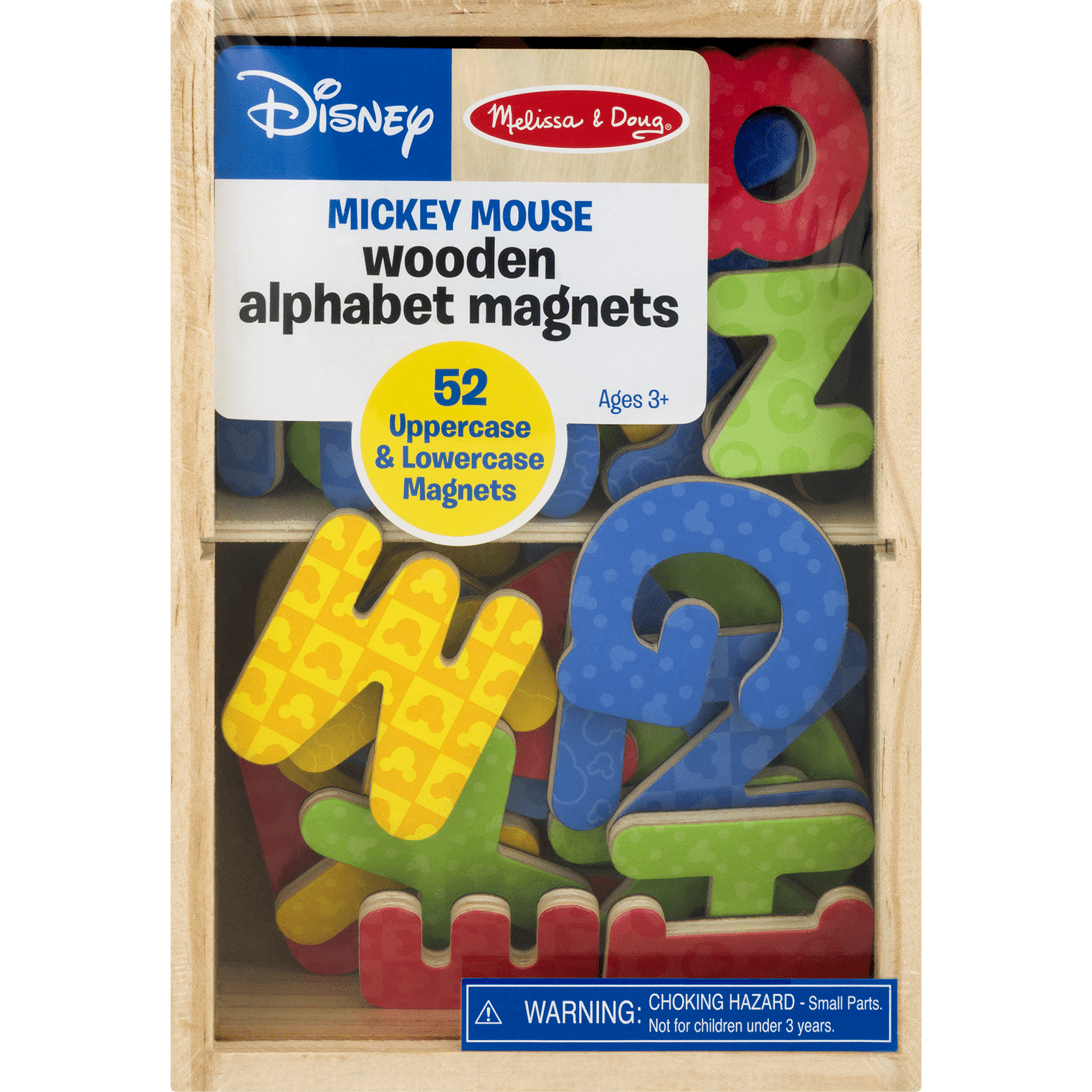 Melissa & Doug Disney Mickey Mouse Magnetic Chalkboard With 27 Wooden Alphabet Magnets