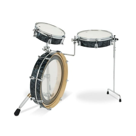 Drum Workshop Performance Series Low Pro 3-Piece Drum Shell Pack (Black Diamond FinishPly)