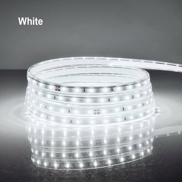 Tira de luces LED de alta calidad CA 110V 220V 2835SMD 120LEDs/m lámpara Flexible para exteriores cinta LED impermeable con enchufe de alimentación EU/US Tan Jianjun unisex