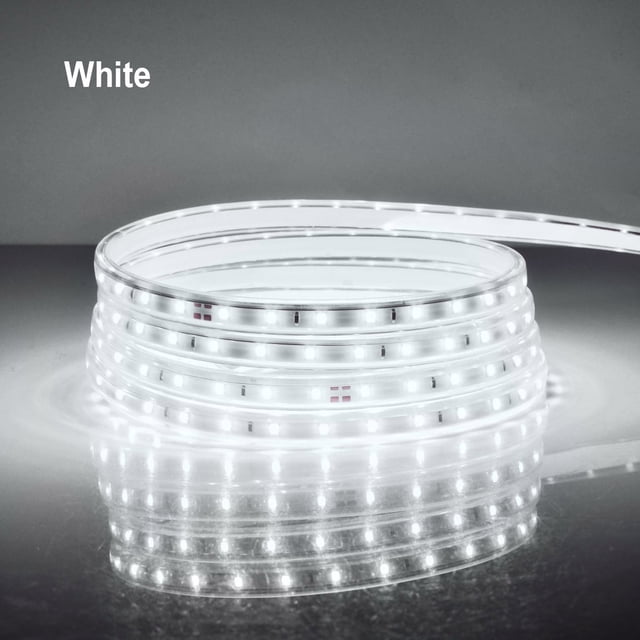 Tira de luces LED de alta calidad CA 110V 220V 2835SMD 120LEDs/m lámpara Flexible para exteriores cinta LED impermeable con enchufe de alimentación EU/US Tan Jianjun unisex