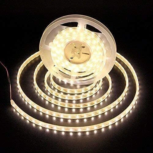 PURELY- Bright 12V 5M 16.4Ft 3528 Smd 3000K Led Flexible Strip Light For Gardens, Homes