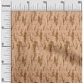 thumbnail image 2 of oneOone Viscose Chiffon Light Peach Fabric Tropical Sewing Craft Projects Fabric Prints By Yard 42 Inch Wide, 2 of 5