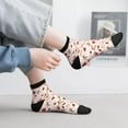 thumbnail image 2 of Fuzoiu Gingerbread Holiday Sweets Print Adult Socks, Crew Moisture-wicking Socks, Unisex Cushion Crew Socks,Casual Sports Ankle Socks, 2 of 7