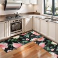 thumbnail image 3 of Kitchen Rugs Sets Of 2,Pioneer Flower Floral Print Pattern Anti Fatigue Kitchen Mat Rugs Non Slip Washable,Decorative Kitchen Floor Mats for Kitchen,Sink,Laundry,17"X47", 3 of 5