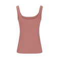 thumbnail image 3 of Womens Silk Satin Tank Tops Summer Tank Shirt Round Neck Sleeveless Blouse Camisole, 3 of 6