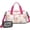 Pomeranian Dogs With, variant on Women Men Gym Bag,Pomeranian Dogs with Hearts Small Duffle Bag Spend the Night Bags for Women with Shoes Compartment Washbag,Detachable Shoulder Strap,19.7x8.3x11 Inches