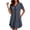 Blue, variant on Sleepwear Button Down with Pockets Cotton, Nightgowns (Women's)