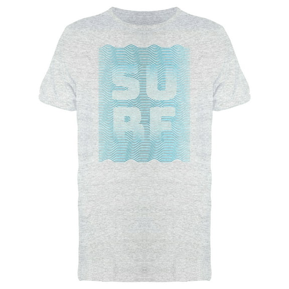 Wavy Sea Surf T-Shirt Men -Image by Shutterstock, Male Small