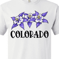 thumbnail image 4 of Inktastic Colorado Columbine Flowers T-Shirt, 4 of 5