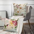 thumbnail image 5 of Dashan Spring Birds Pillow Cover 18x18 Set of 4,Flower Butterfly Cushion Cases for Couch Sofa Bed Home Decor, 5 of 6