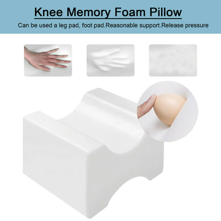 Knee Pillow For Side Sleepers Memory Foam Wedge Contour - Leg
