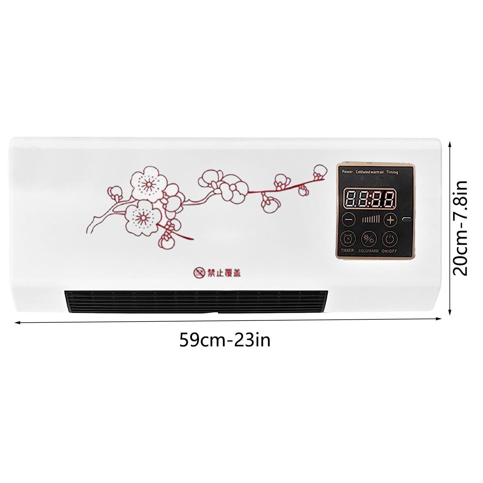 13000 btu Wall Mounted Air Conditioner with Heat Function,115V,Wall AC for Small-Medium Sized Rooms up to 350 Sq.Ft. with Remote,Quiet,High Efficiency AC